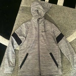 Nike Zip Up Gray Hoodie